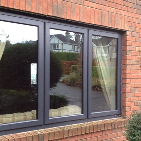 Grey PVC Windows
