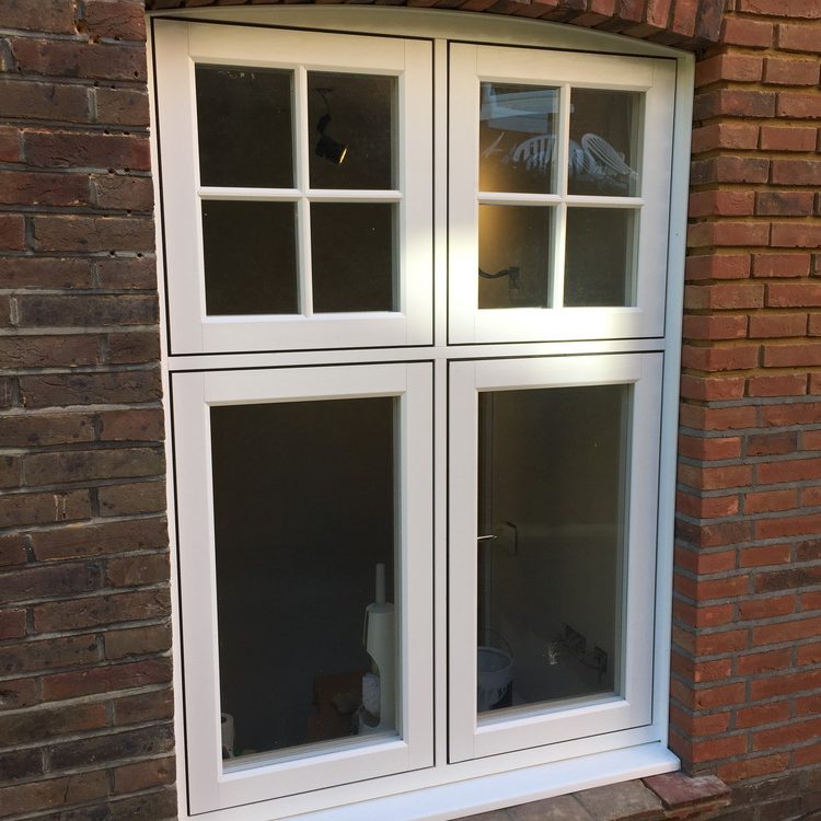 UPVC flush casement window