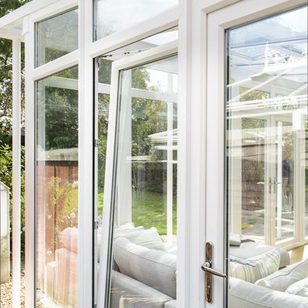White uPVC Tilt and Turn Window Cave ADJ19